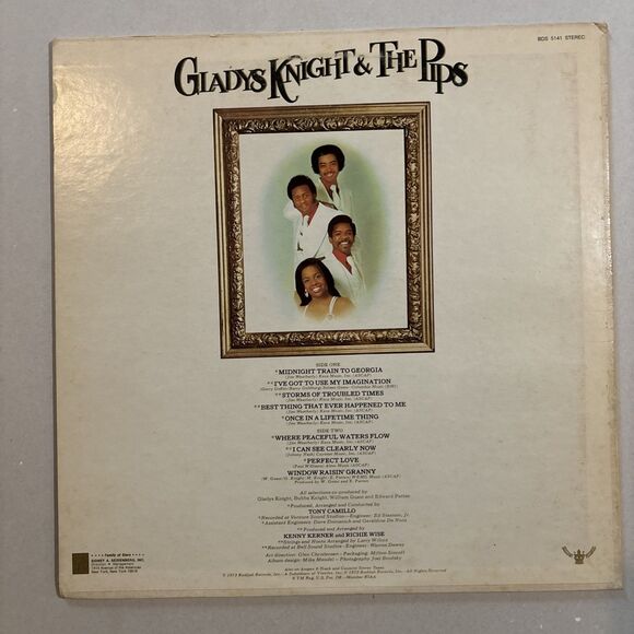 Gladys Knight & The Pips Vinyl Lp Lot Set Of 2 • Imagination, Neither One Of Us - Picture 3 of 5